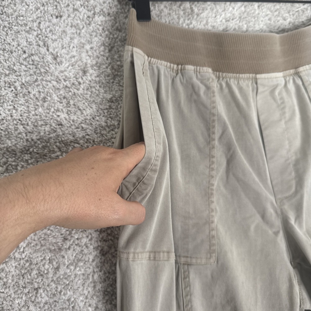 Soft Surroundings Stretch Pull-on Straight Leg Pants Khaki - S/M - Picture 2 of 11